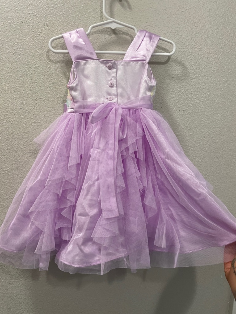 Jona Michelle Lavender Pastel Floral Tulle Tutu - Spring dress - Picture 3 of 6